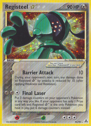 #092 Registeel Gold Star