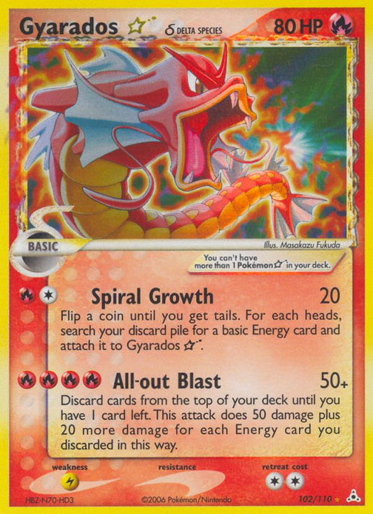 #102 Gyarados Gold Star