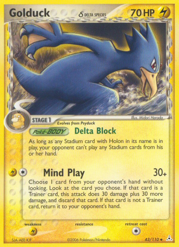 #043 Golduck