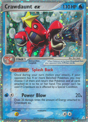 #099 Crawdaunt ex