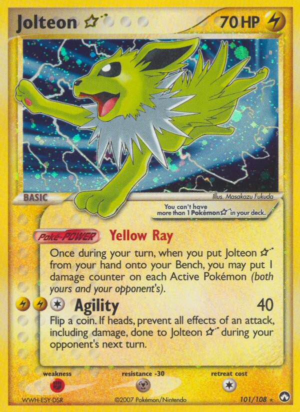 #101 Jolteon Gold Star