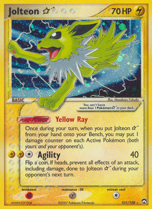 #101 Jolteon Gold Star