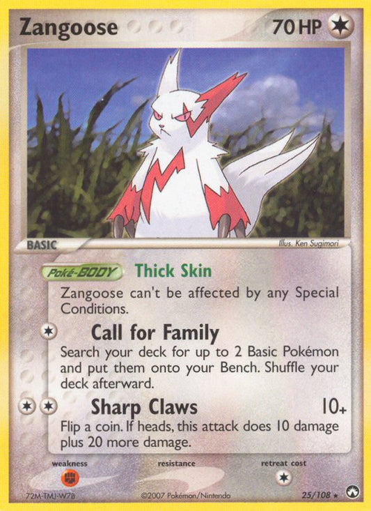 #025 Zangoose