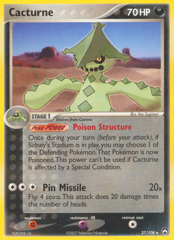 #027 Cacturne