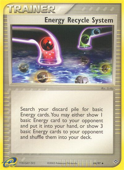 #084 Energy Recycle System