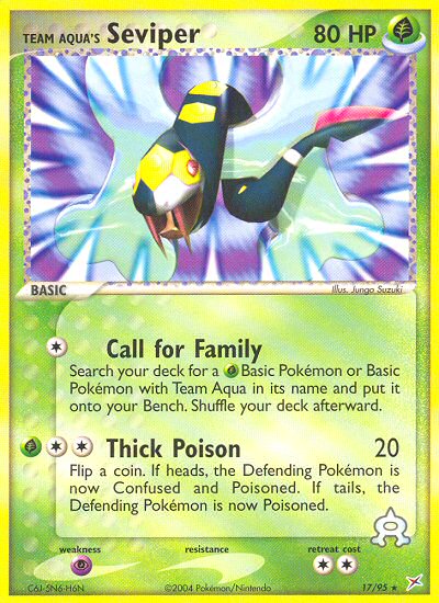 #017 Team Aqua's Seviper