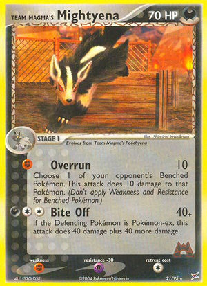 #021 Team Magma's Mightyena