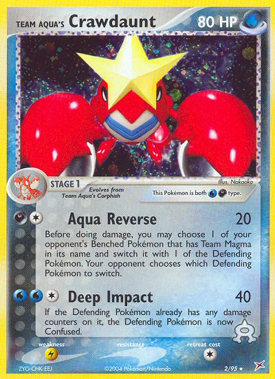 #002 Team Aqua's Crawdaunt