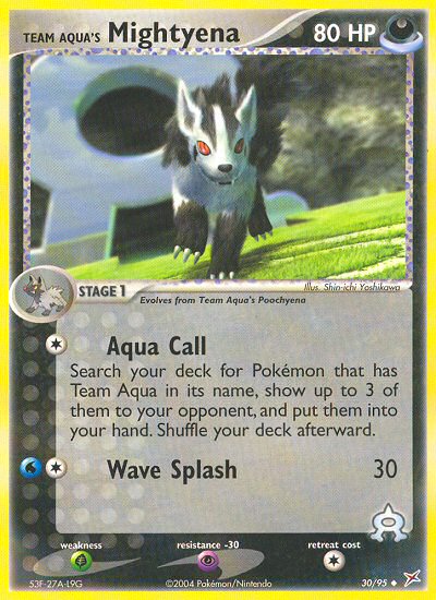#030 Team Aqua's Mightyena