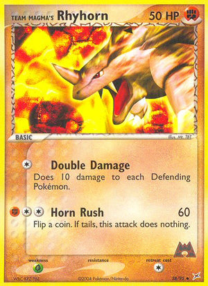 #038 Team Magma's Rhyhorn
