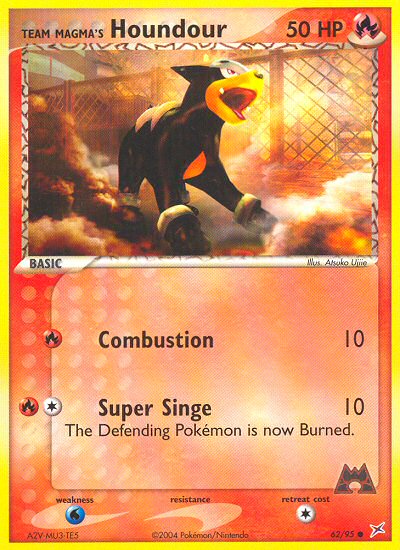 #062 Team Magma's Houndour