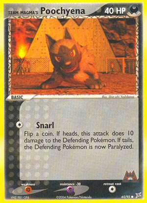 #065 Team Magma's Poochyena