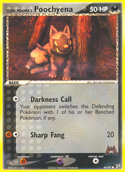 #066 Team Magma's Poochyena