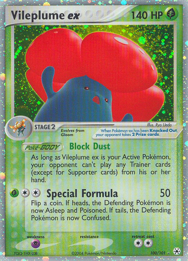 #100 Vileplume ex