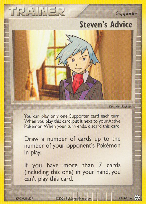 #092 Steven's Advice