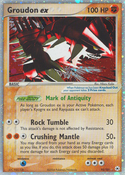 #093 Groudon ex
