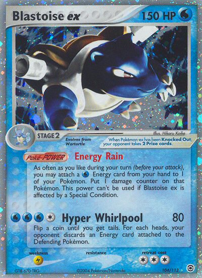 #104 Blastoise ex