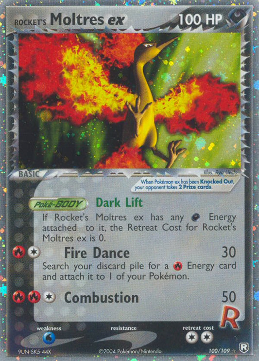 #100 Rocket's Moltres ex