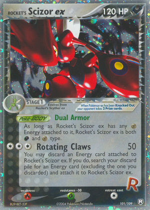 #101 Rocket's Scizor ex