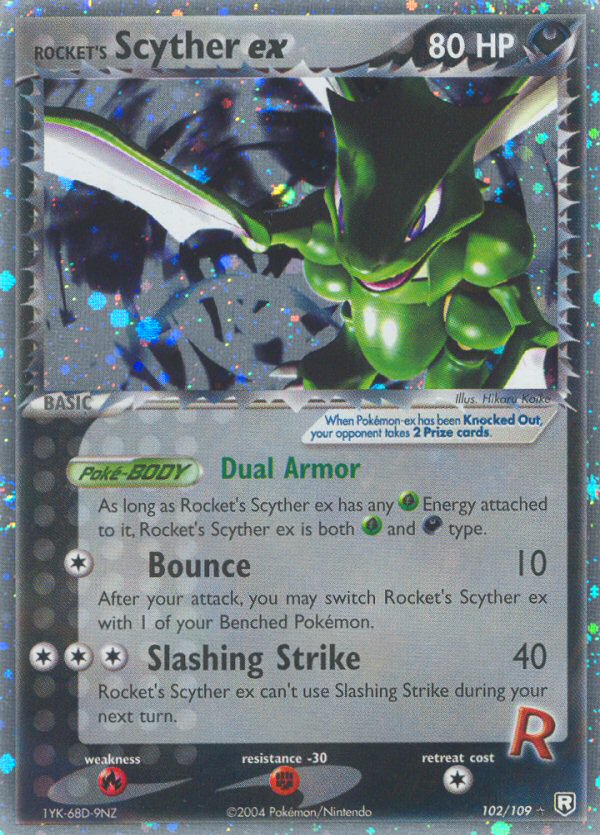 #102 Rocket's Scyther ex
