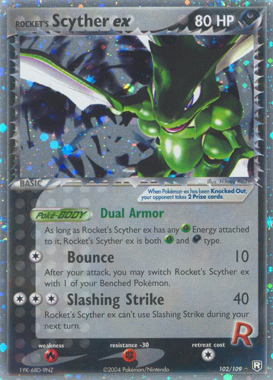 #102 Rocket's Scyther ex