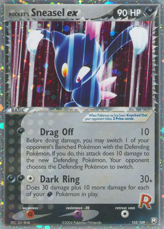 #103 Rocket's Sneasel ex