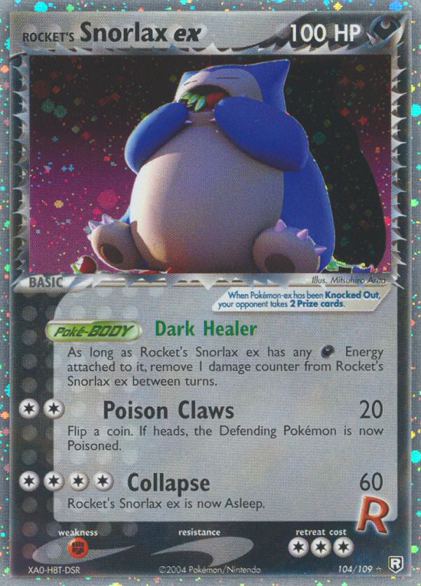 #104 Rocket's Snorlax ex