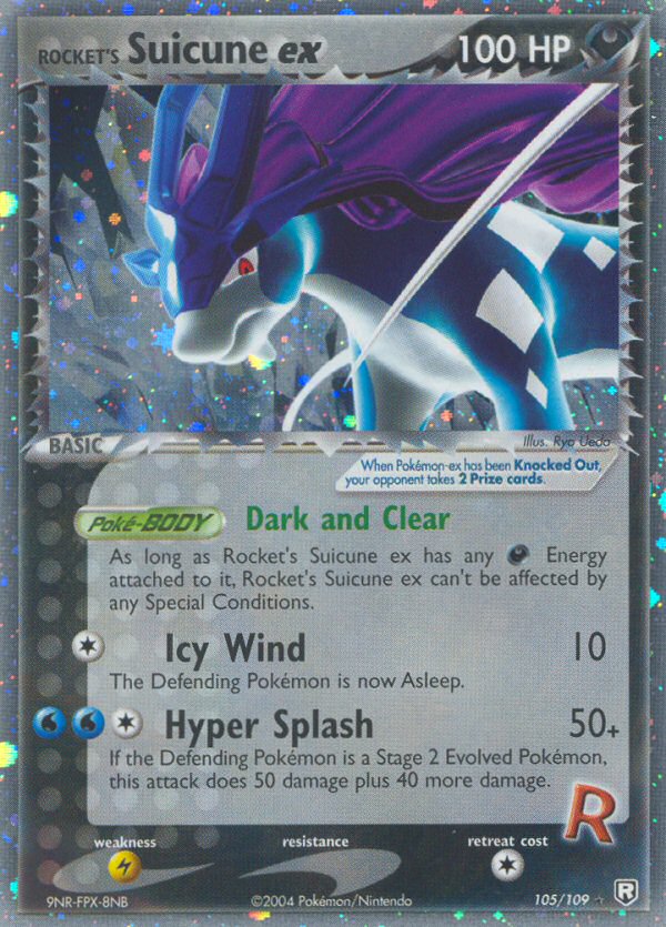 #105 Rocket's Suicune ex