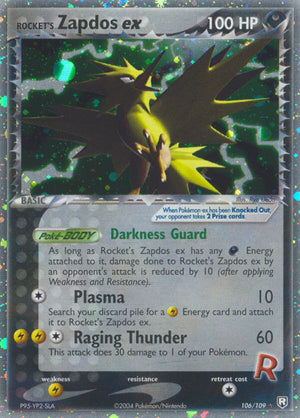 #106 Rocket's Zapdos ex
