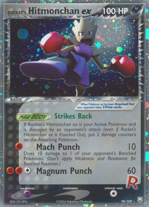 #098 Rocket's Hitmonchan ex