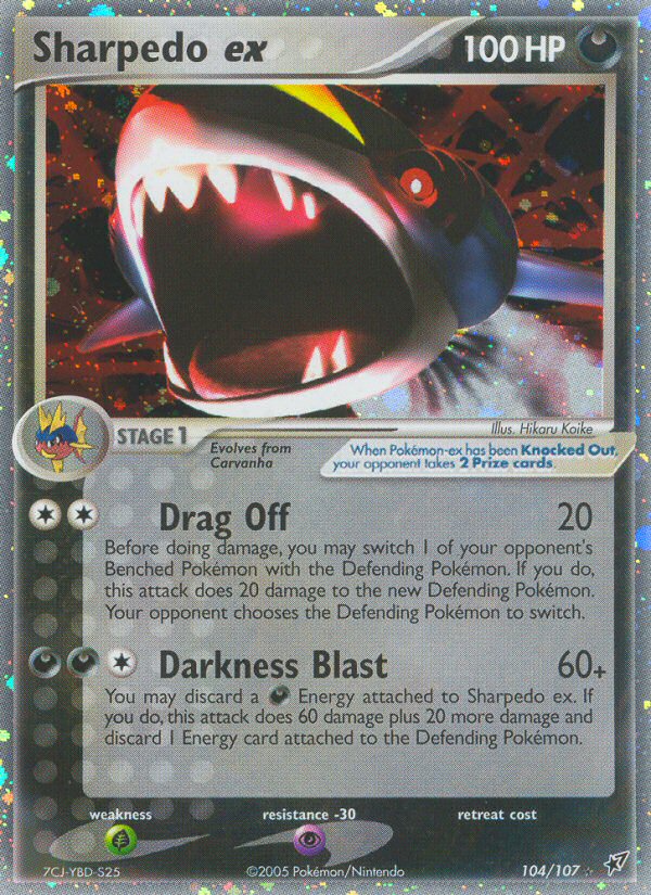 #104 Sharpedo ex