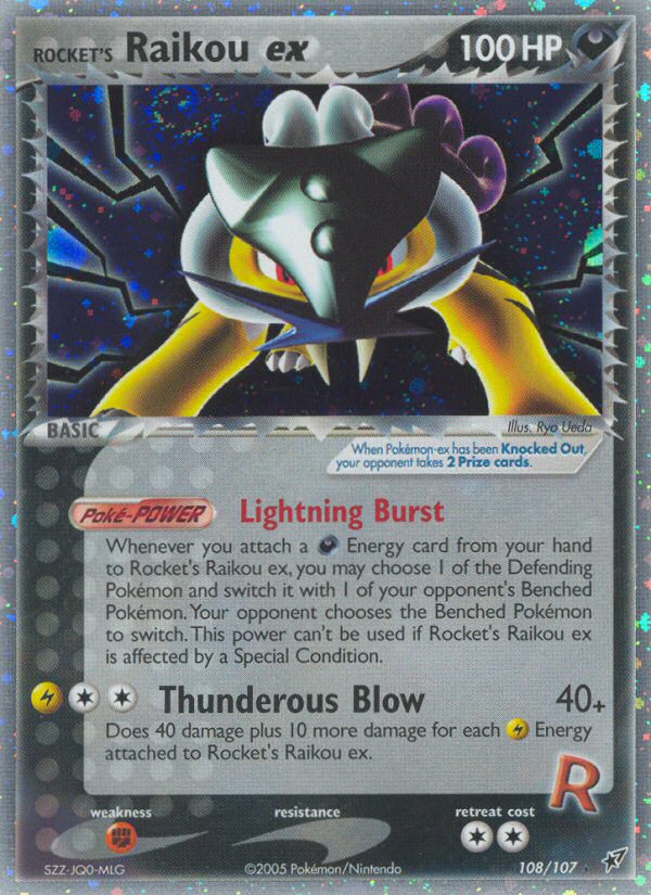 #108 Rocket's Raikou ex