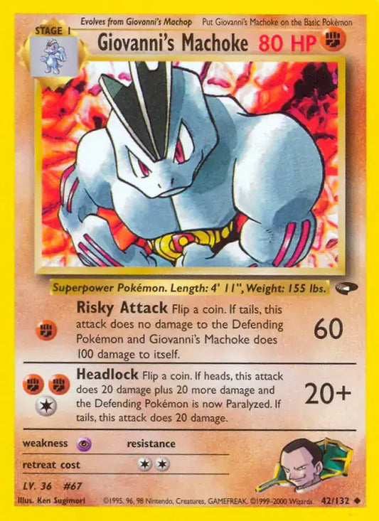 #042 Giovanni's Machoke