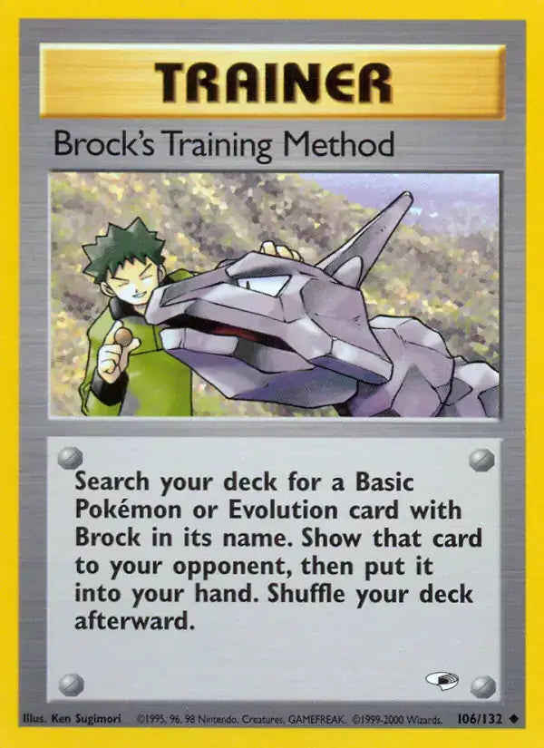 #106 Brock's Training Method