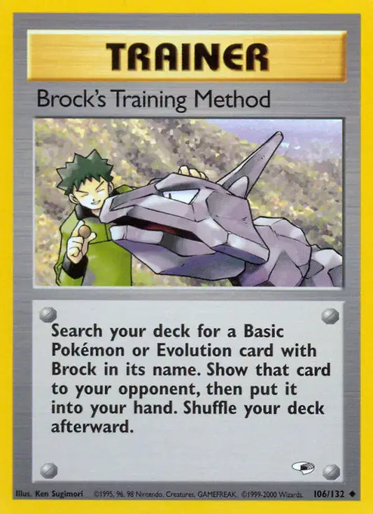#106 Brock's Training Method