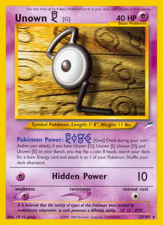 #027 Unown [G]