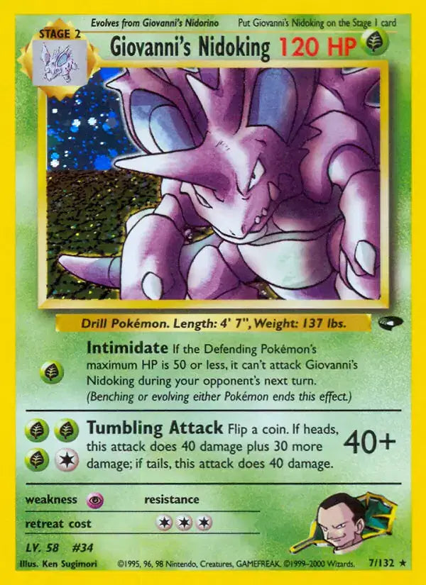 #007 Giovanni's Nidoking