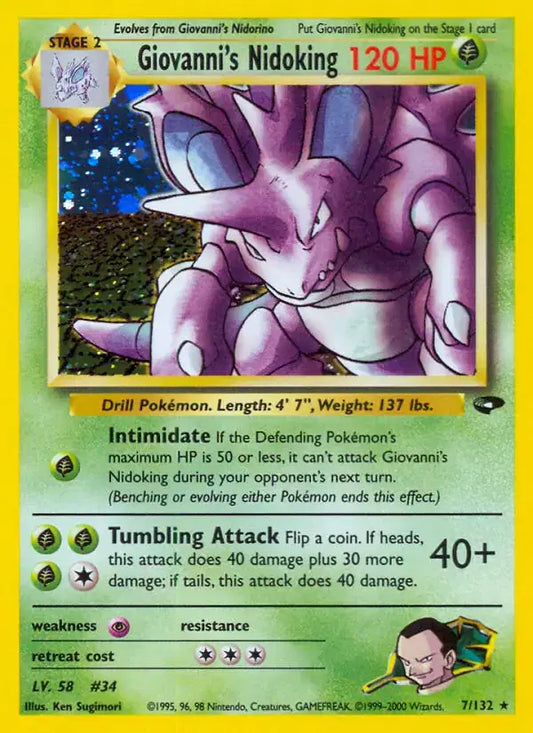 #007 Giovanni's Nidoking