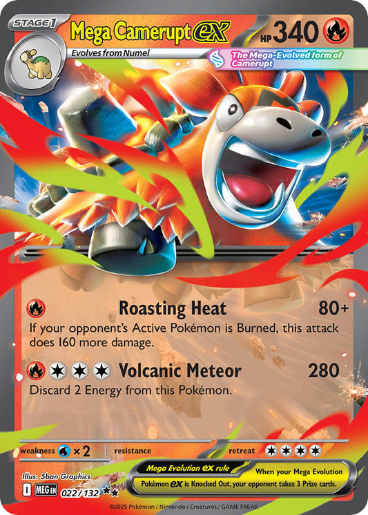 #022 Mega Camerupt EX