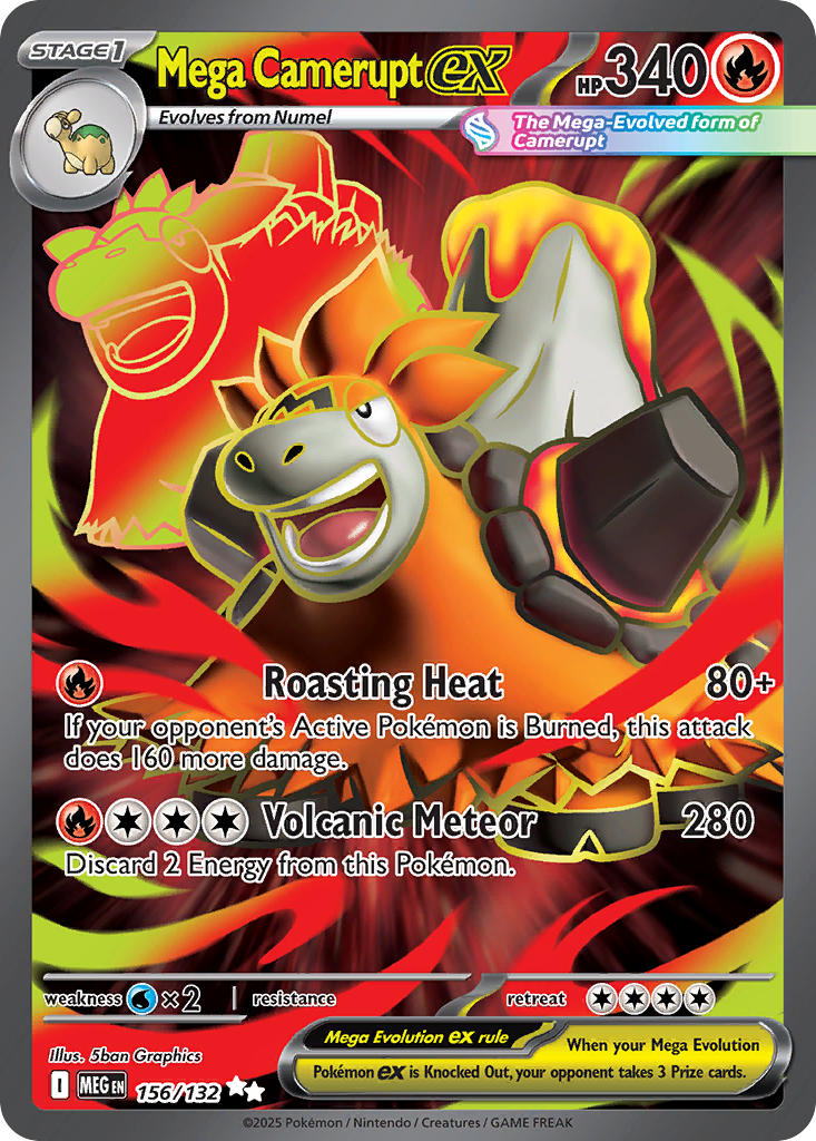 #156 Mega Camerupt EX
