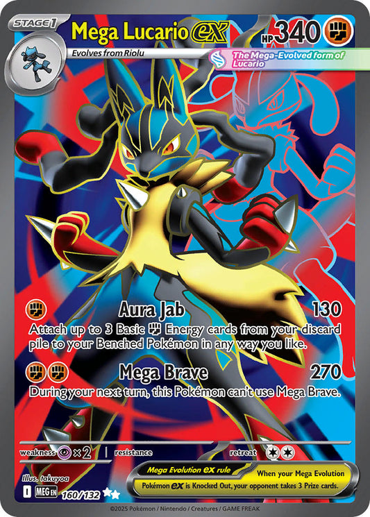 #160 Mega Lucario EX
