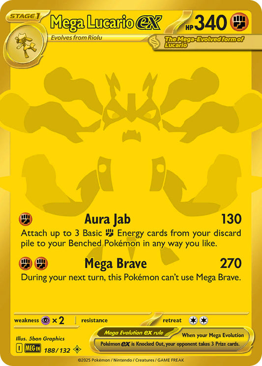 #188 Mega Lucario EX