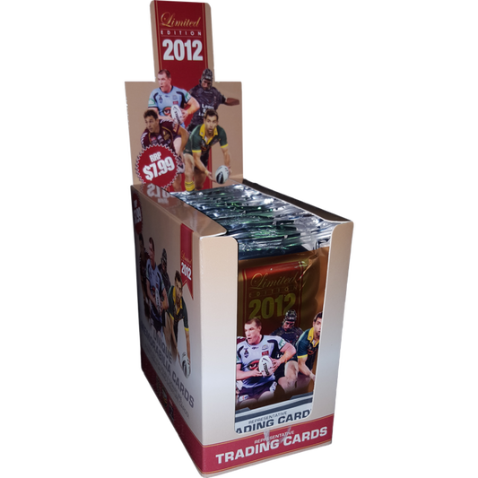 NRL Football - 2012 Limited Edition Trading Cards Booster Box (18 Packs)