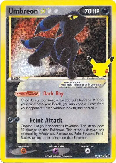 #004 Umbreon Gold Star