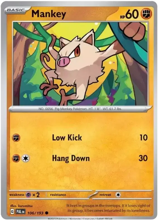 #106 Mankey