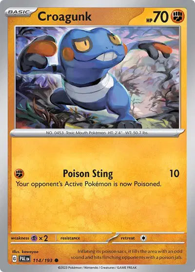 #114 Croagunk