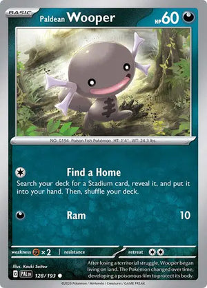 #128 Paldean Wooper