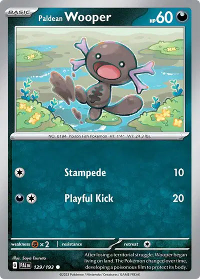 #129 Paldean Wooper