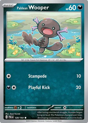 #129 Paldean Wooper