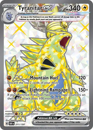 #211 Tyranitar EX